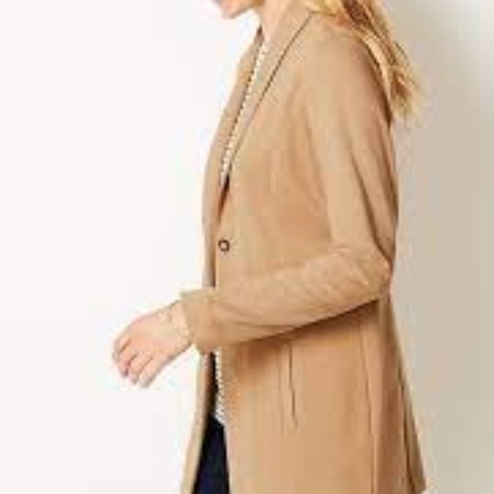 J. Jill Classic Tan Blazer NWT - Picture 3 of 9